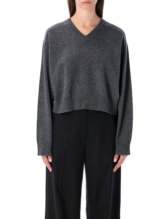 Loulou Studio Anzor Cashmere V-Neck Sweater