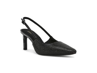 Anne Klein Rosel C High ROSE07F9 Womens Black Crystal Pump Heel ZOGG3090