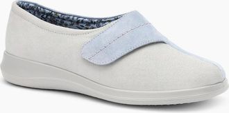 Hotter Womens Wrap Womens Slippers - Grey - Size: 5