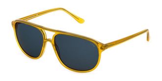 Lozza SL1827Z 01AG Mens Sunglasses Yellow Size 58