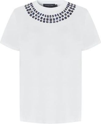 Exquise Adriana Tshirt in White at Nordstrom, Size Large