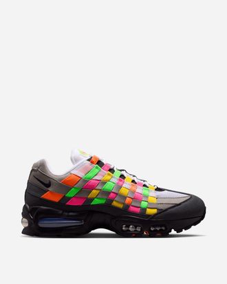 Nike Air Max 95 Big Bubble Woven Sneakers Hyper Pink / Green Strike