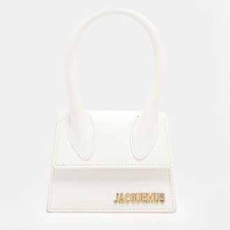Jacquemus Le Chiquito Micro White Leather Clutch