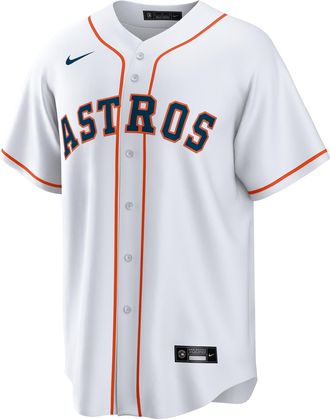 Nike Yainer Diaz Houston Astros Nike Mens MLB Replica Jersey in White | T770HUWHHU7-U64