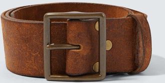 Ralph Lauren Cintura Jones in pelle distressed