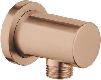 GROHE Rainshower Wandaansluitbocht - ronde rozet - brushed warm sunset