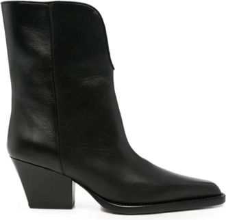 PARIS TEXAS Enkellaarsjes - Dames - Cowboylaarzen - Zwart - 37 1/2 EU - Schoenen