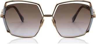 Cazal 9502 002 Mens Sunglasses Gold Size 58