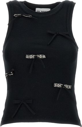 Des_Phemmes Snug-Fit Black Tank Top