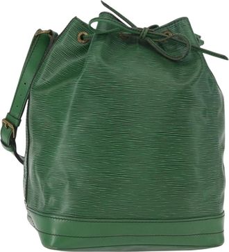 Louis Vuitton Noe Epi Leather Green Leather Handbag (Pre-Owned)