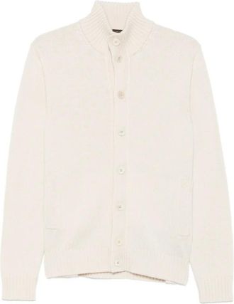 Zanone Hombre, Jerseys, Beige, Talla: L
