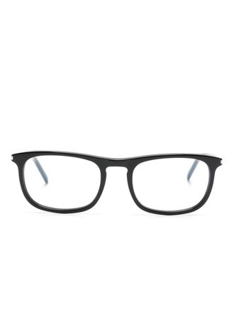 Saint Laurent Eyewear Occhiali SL 670 squadrati - Nero