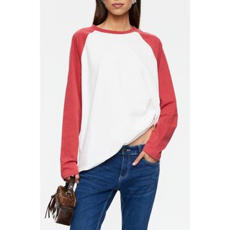 Lioness Kravitz T-Shirt in Crimson at Nordstrom, Size Medium