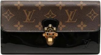 Louis Vuitton Portafoglio lungo Pre-owned (bi-fold) - - Pre-owned - Donna - Nero - ONE SIZE