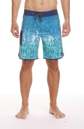 Quiksilver Surfsilk Hawaii Fade Board Shorts in Island Waters at Nordstrom, Size 32