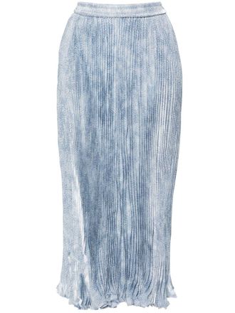 Michael Michael Kors Gonna midi a fiori - Blu