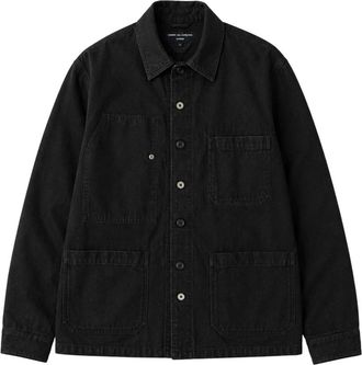 Comme Des Gar&ccedil;ons Denim Overshirt - Heren - Spijkerjassen - Zwart - L - Denim - Jassen