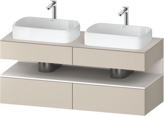 Duravit Qatego Consola Mueble Bajo Lavabo, 2 Extensiones, 2 - Duravit