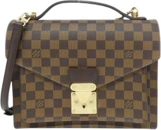 Louis Vuitton Pre-owned Handbags, female, Brown, Size: ONE SIZE Pre-owned Monceau Damier Shoulder Bag