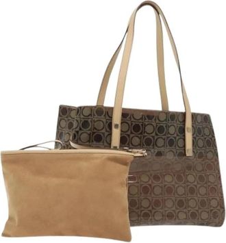 Ferragamo Pre-owned Tote Bag - Dames - Vintage Shopper - Bruin - ONE Size - Vintage