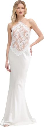 Retrof&ecirc;te Costanza Slip Dress - Dames - Avondkleed - Wit - M - Satijn - Kleedjes