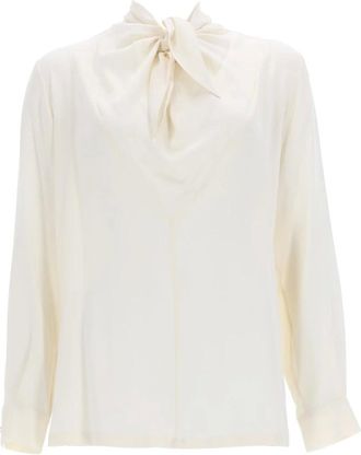 Max Mara Dames, Blouses & Shirts, Beige, Maat: XS Zijde