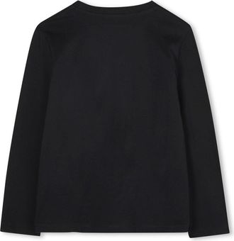 Zadig&Voltaire Logo-Embroidered Cotton T-Shirt - Black
