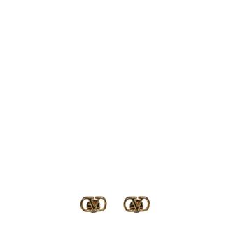 Valentino Garavani Accessoires, Dames, Geel, ONE Size, VLogo Signature Oorbellen