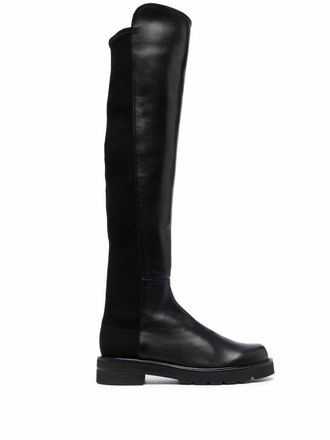 Stuart Weitzman 5050 Lift knielaarzen - Zwart