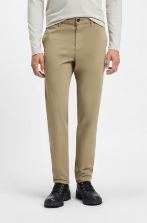 HUGO BOSS Chinohose »tapered« mit BOSS Logo hinten