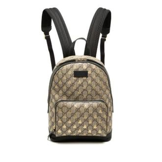Gucci Pre-owned Backpacks, female, Beige, Size: ONE SIZE Pre-owned Canvas Backpack