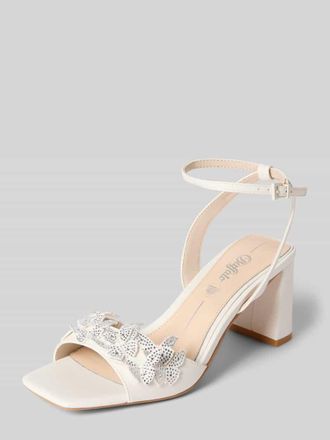 Buffalo Sandalette mit Ziersteinbesatz Modell ASHLEY BUTTERFLY GLAM in Weiss, Gr&ouml;&szlig;e 36