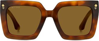 Etro Occhiali da sole ColorStripes - Marrone