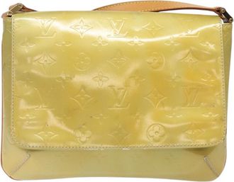 Louis Vuitton Thompson Street Yellow Patent Leather Shoulder Bag (Pre-Owned)