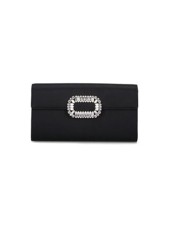 Roger Vivier Rectangular Pouch With Gold Chain