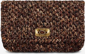 Boks&Baum Schultertasche aus gl&auml;nzendem H&auml;kelwerk Bovary