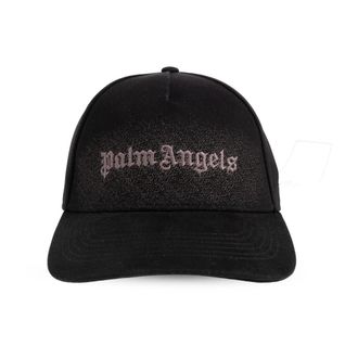 Palm Angels Accessoires, Heren, Zwart, ONE Size, Katoen, Classic Logo Cap