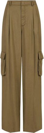Iceberg Relaxte Wijde Broek - Dames - Wijde Broeken - Groen - XS - Broeken