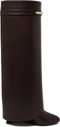 Givenchy Rubber Rain Boots - Dames - Hoge Laarzen - Bruin - 40 EU - Schoenen