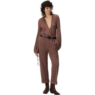 Missoni Tapered Pants In Embroidered Lace in Beige at Nordstrom, Size 42 It