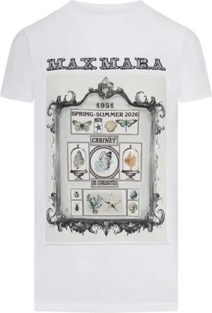 Max Mara T-Shirt aus Baumwolljersey Schwarz