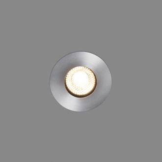 Netlighting Grund LED Large Outdoor In Ground Recessed Spotlight Matt Nickel IP67 in Grey