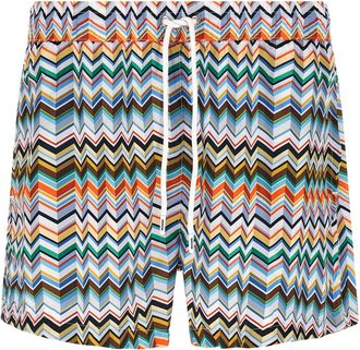 Missoni Badeanzug mit unregelm&auml;&szlig;igem Zick-Zack-Muster