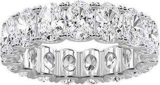 Diana M. Jewels Fine Jewelry 14K 10.91 Ct. Tw. Lab Grown Diamond Eternity Ring