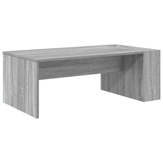 vidaXL Mesa De Caf&eacute; Gris Sonoma 95 X 50 X 34 Cm Madera De Ingenier&iacute;a Vidaxl