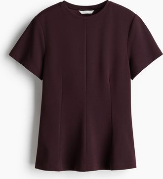 H&M Tailliertes Shirt - Red