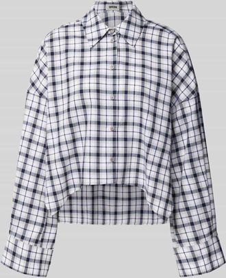 Drykorn Drykorn Oversized Hemdbluse mit Knopfleiste Modell OSHIA in Offwhite, Gr&ouml;&szlig;e 34