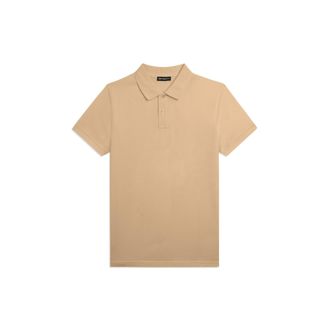 Freddy Polo Uomo Freddy in Piquet di Cotone con Logo Outline