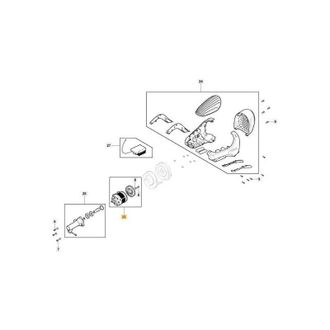 STIGA Sports Motor Del Ventilador Bc 900 D Li 48 Original Stiga - 118811329/0