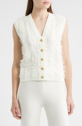 Kobi Halperin Sterling Sweater Vest in Ivory at Nordstrom, Size X-Large